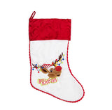 Customizable Santa Stocking - Reindeer